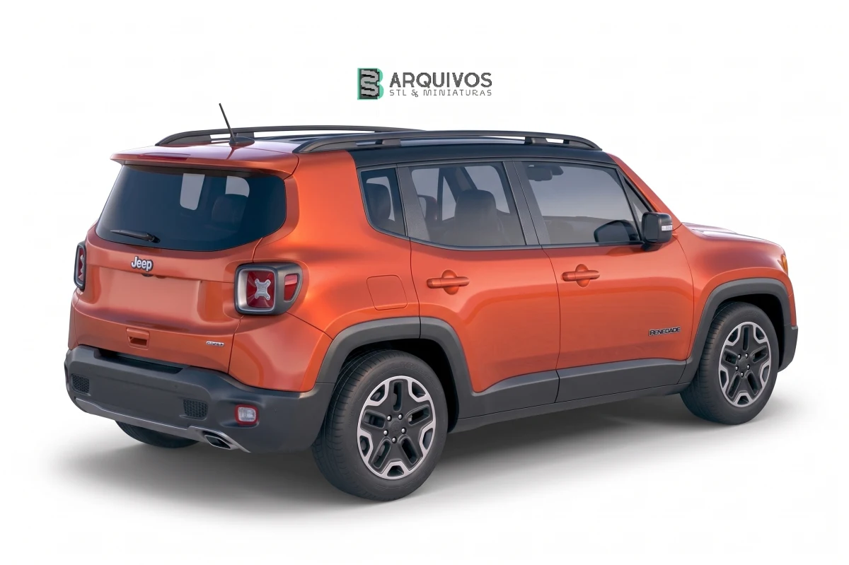 Modelo 3D STL - Jeep Renegade 2015 — foto 5
